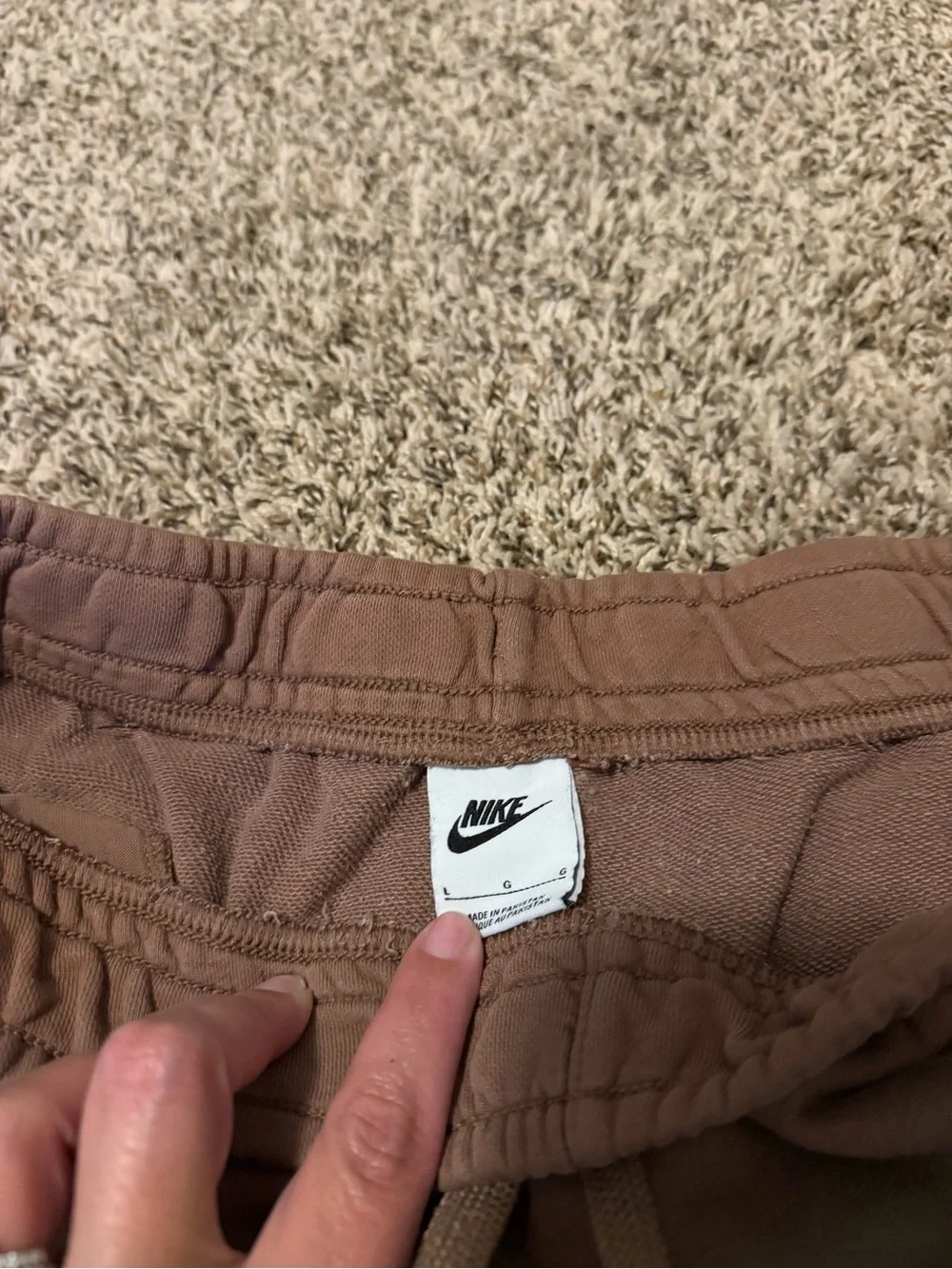 Nike ombre sweat shorts